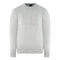 Ea7 Box Logo White Sweatshirt 3RPM60 PJ05Z 1100